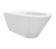 Saqu Opaque hangtoilet 35,5x53x35 cm Glanzend Wit
