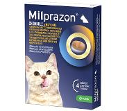 Krka Milprazon Chewable 4 mg / 10 mg kitten en kleine kat 2 tabletten