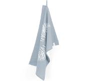 Walra Theedoek Walra Dry with Leaves Jeans Blauw (50 x 70 cm)