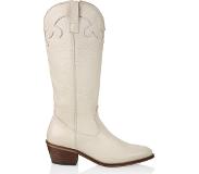 DWRS Boise leren cowboylaarzen off white Dames | Maat: 37