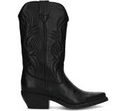 Sacha leren cowboylaarzen zwart Dames | Maat: 38