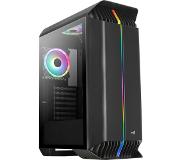 Aerocool Gladiator Duo G-BK-v1 tower behuizing Tempered Glass