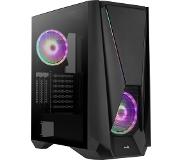 Aerocool Visor tower-behuizing USB-A 2.0, 2x USB-A 3.2 (5 Gbit/s), 2x Audio, Window-kit