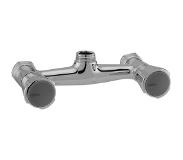 Venlo Nimbus II Messing Eco wandkraan chroom