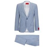 Hugo Boss Slim-fit pak met dessin van hoogwaardig stretchmateriaal