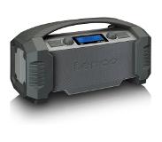 Lenco ODR-150GY - DAB radio met Bluetooth en AUX-ingang - Grijs