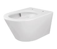 Mueller Toronto hangende toiletpot randloos wit glans