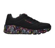SKECHERS X Jgoldcrown Uno Lite Sneaker Zwart/multi | Maat: 33