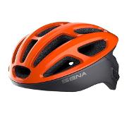 Sena R1 Smart Cycling Helmet - without FM Radio - Electric Tangerine