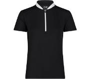 CMP Fietsshirt Met Korte Mouwen 30c7336 Short Sleeve Jersey Zwart XS Vrouw