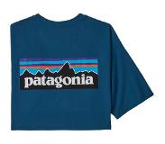 Patagonia T-Shirt Patagonia Men P-6 Logo Responsibili-Tee Wavy Blue-M