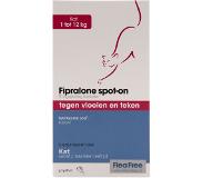 Flea Free Fipralone Spot-On Kat - Anti vlooien en tekenmiddel - 3 pip