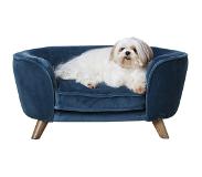 ENCHANTED PET Enchanted hondenmand / sofa romy peacock blauw 67,5x40,5x30,5 cm