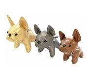 Croci sleutelhanger big bully goud 12 cm