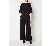 Co'Couture Alexa straight fit jumpsuit met pofmouw en cut-out detail
