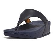 FitFlop Women Lulu Leather Toepost Deepest Blue-Schoenmaat 38