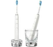 Philips Sonicare DiamondClean 9000 HX9914/55 - Elektrische tandenborstel - Wit - 2 stuks