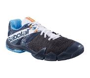 Babolat Padelchoen Babolat Men Movea Grey Scuba Blue-Schoenmaat 43