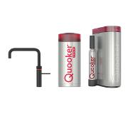 Quooker Fusion Square 5-in-1 kraan met COMBI+ reservoir en CUBE Zwart