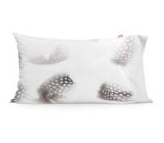 Happy Friday Set van 2 kussenslopen Light | Happy Friday katoen wit 50x75 cm kussenslopen | NADUVI