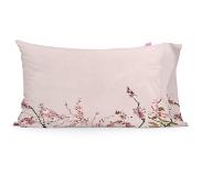 Happy Friday Set van 2 kussenslopen Chinoiserie Flowers | Happy Friday katoen roze 50x75 cm kussenslopen | NADUVI