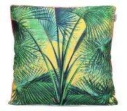 HF Living Kussenhoes Palm Leaves | HF Living katoen multicolour 50x50 cm kussenhoezen | NADUVI