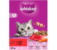 Whiskas 1+ Kattenbrokken - Rund - doos 5 x 950 g