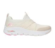 SKECHERS Arch Fit Beige Sneakers Stof 39