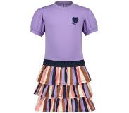 B.NOSY Meisjes jurk - Lilac. Maat 134