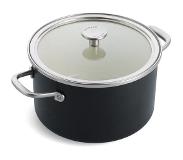 KitchenAid Steel Core Enamel kookpan 20cm 3,7L - Matzwart - inductie - PFAS-vrij