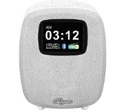 Sangean Digitale white noise klokradio, wit