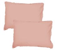 Matt & Rose Set Kussenslopen Nude - 50 x 70 cm - Gewassen Katoen