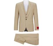 Hugo Boss Extra slim-fit driedelig pak van stretchmateriaal