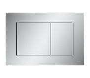 Tece Tecenow bedieningsplaat voor duospoeling 22x15x0,5 cm, mat chroom