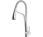 Sapho Keukenmengkraan Sapho Arla 1-hendel 47.5 cm met Uittrekbare Uitloop Chroom