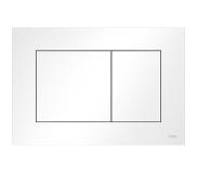 Tece TECEnow bedieningsplaat voor duospoeling 22x15x0,5 cm, wit