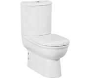 Boss & Wessing Toiletpot Staand Boss & Wessing Selin Met Bidet Onder En Muur Aansluiting Wit