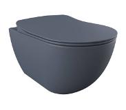SaniGoods Alpha wandcloset mat basalt met sproeier