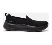 SKECHERS Go Walk Flex dames instappers zwart maat 40