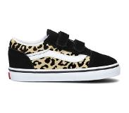 Vans Old Skool Zwart/Luipaard Peuters