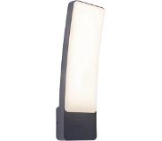Lutec Kira - buiten wandverlichting - slimme verlichting - 11 x 8,3 x 31,1 cm - 19W LED incl. - IP54 - antraciet