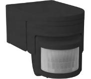 Kanlux S.A. Bewegingssensor opbouw 160¡ - IP44 - PIR infrarood bewegingsmelder - 230V max. 1200W - Zwart