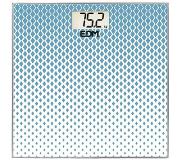 EDM Digitale Personenweegschaal EDM Kristal Celeste 180 kg (26 x 26 x 2 cm)