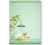 Pip studio Theedoek Pip Studio Jolie Heron Big Blue 50 x 70 cm