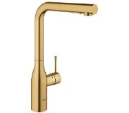 GROHE Essence New Keukenkraan L-uitloop met Dual Spray Cool Sunrise