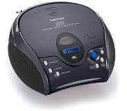Lenco SCD-24DAB BK - Draagbare DAB+ radio met CD-speler en Bluetooth, zwart