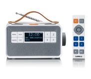 Lenco PDR-065WH - Draagbare DAB Radio - FM, DAB+, Bluetooth en AUX - EASY-functie voor eenvoudigie bediening - Wit