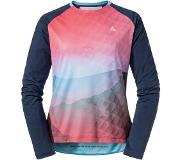 Schöffel Altitude Longsleeve Jersey Women, blauw/roze EU 46 | XL 2023 MTB & Downhill jerseys