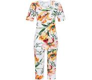 Ringella Oranje bloemen pyjama Ringella - Wit - Maat - 40