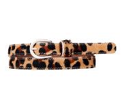 Petrol Industries leren riem met panterprint camel Meisjes | Maat: 75